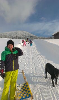 Hauseigene Rutschbahn