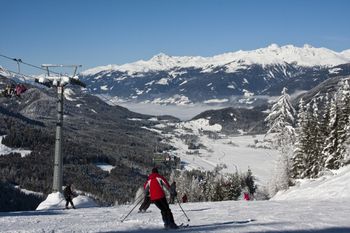 Skifahren am Weissensee