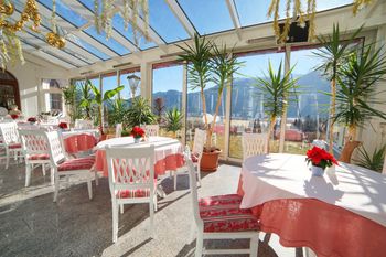 Wintergarten im Hotel Glocknerhof