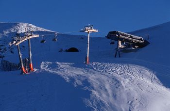 Mitte im Skigebiet Golm