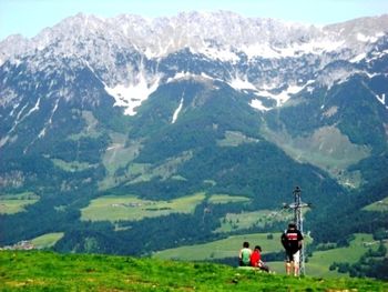 Wanderer am Hartkaiser