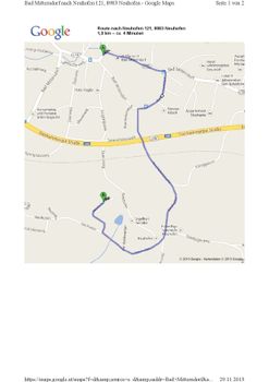 Detaillierte Infos zur Unterkunft Appartement Panoramablick