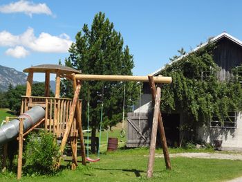 Der ganze Hof ist Spielplatz