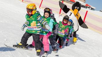 Spaß mit Bobo auf der Piste...