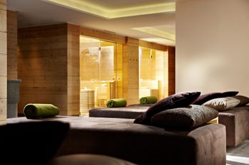 Wellnessbereich Huber&acute;s Boutiquehotel