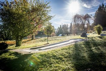 Minigolf im Hotel Chalets Grosslehen