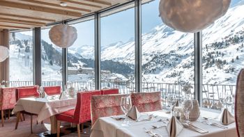 Restaurant mit Ausblick in Obergurgl
