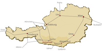 Anreise zum Weissensee