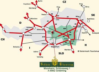 Anreise Schloss Thannegg