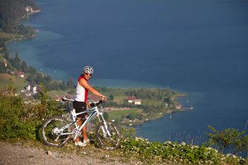Biken im Naturpark Weissensee