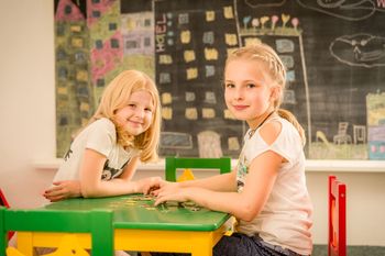 Kinderspielraum bei Sauna