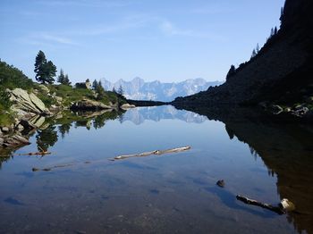 Der Spiegelsee auf der Reiteralm