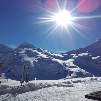 Skifahren beim Weißsee Gletscherwelt