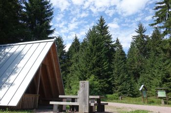 Rennsteig, Wastplatz bei Oberhof