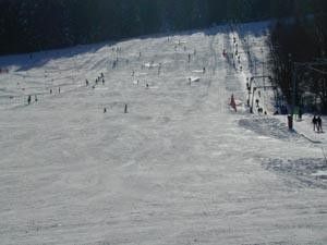 Well-groomed slopes are waiting for skiers.