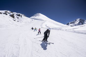 The See ski area impresses with its panoramic slopes and clear terrain.