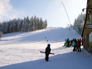 T-bar lift in Carlsfeld