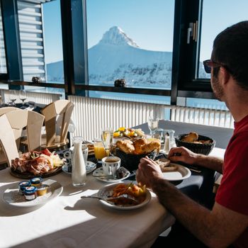 In the restaurant Botta you can also have brunch.