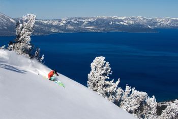 Skiing at Lake Tahoe