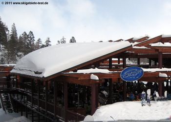 East Peak Lodge at Comet Express Lift's base station.