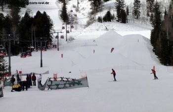 View of the trail park by Eagle's Rest chair.
