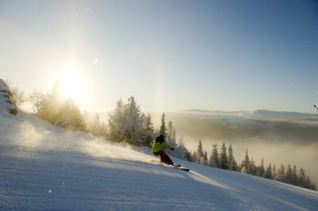 Pure idyll awaits winter sports enthusiasts here in Kvitfjell.