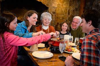Fondue lovers will find their happiness at the Fondue Chessel.