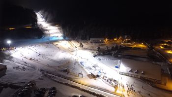 Night skiing at Skiareal Lipno