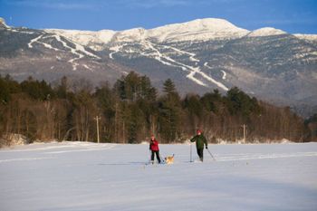 Cross-country skiing and snowshoeing are also available at Stowe.