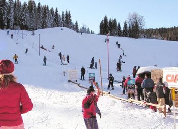 Ski- and toboggan slope in Wildenthal