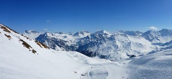 Panoramaaussicht in Arosa