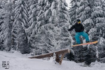 Spaß im Snowpark