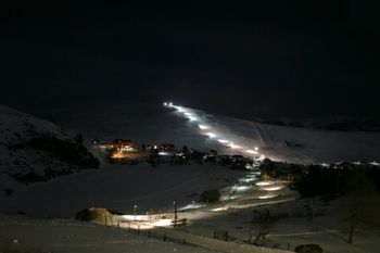 Flutlichtpiste am Sonnenlift!