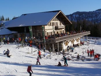 Mittagspause auf der Sonnalm