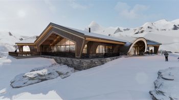 Das neue Restaurant Gletschermühle eröffnet nach Neubau im Winter 2025/26.