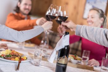 Das Speisenangebot im Skigebiet ist groß.