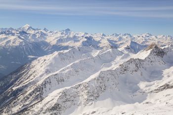 Der Blick auf die umliegende Bergwelt.