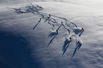 Auch verschiedene Freeride-Routen stehen Wintersportlern im Skigebiet Livigno zur Verfügung.