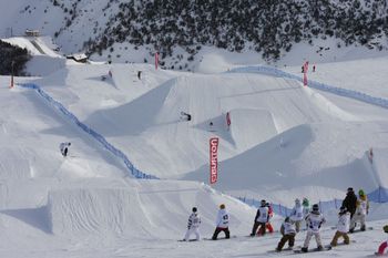 Das Skigebiet Livignio ist für seine zahlreichen Snowparks bekannt.
