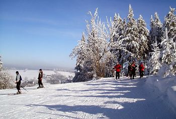 Blaue Piste in Schellerhau