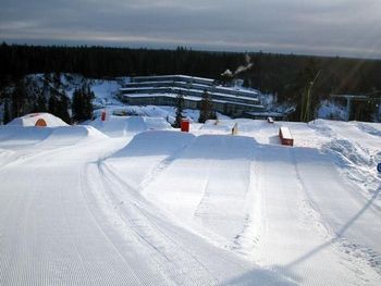 Blick von der Bergstation auf den Funpark!