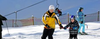 Die Familienabfahrt (2) sollten sich Besucher des Skigebietes nicht entgehen lassen