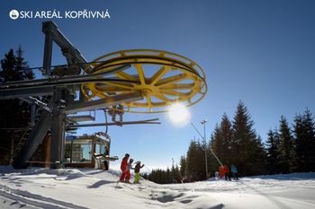 Die Bergstation des Sessellifts
