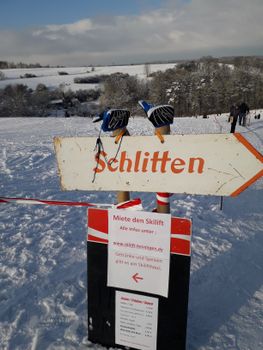 Für Rodelfans gibt es eine Schlittenpiste.