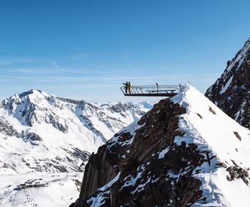 Die Aussichtsplattform Top of Tyrol befindet sich auf einer Höhe von 3.210m.