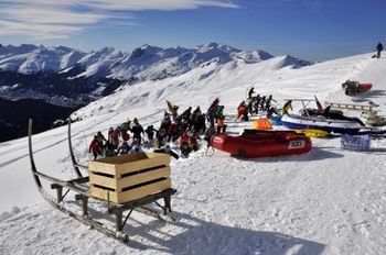 Pischa ist bekannt für zahlreiche alternative Wintersportarten.