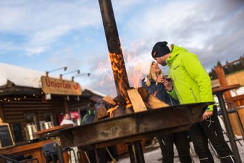 In Rogla gibt es viele gemütliche Hütten zum Einkehren.