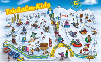 Viel zu entdecken gibt es im eigenen Kinderbereich auf der Teichalm.