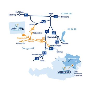 Anfahrt zum Schigebiet Unterberg