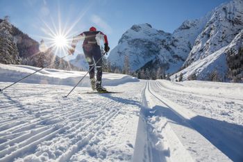 auf der Loipe Falzthurn-Gramai in Pertisau im Naturpark Karwendel